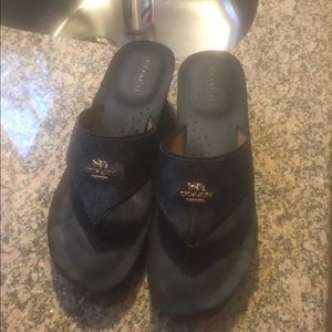 Coach flip flops